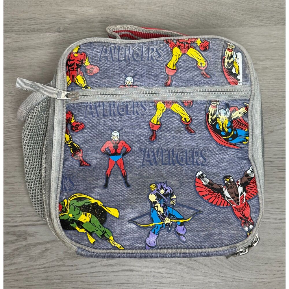 Pottery Barn Kids Mackenzie Marvel Avengers Classic Lunch Box Insulated - Picture 2 of 11